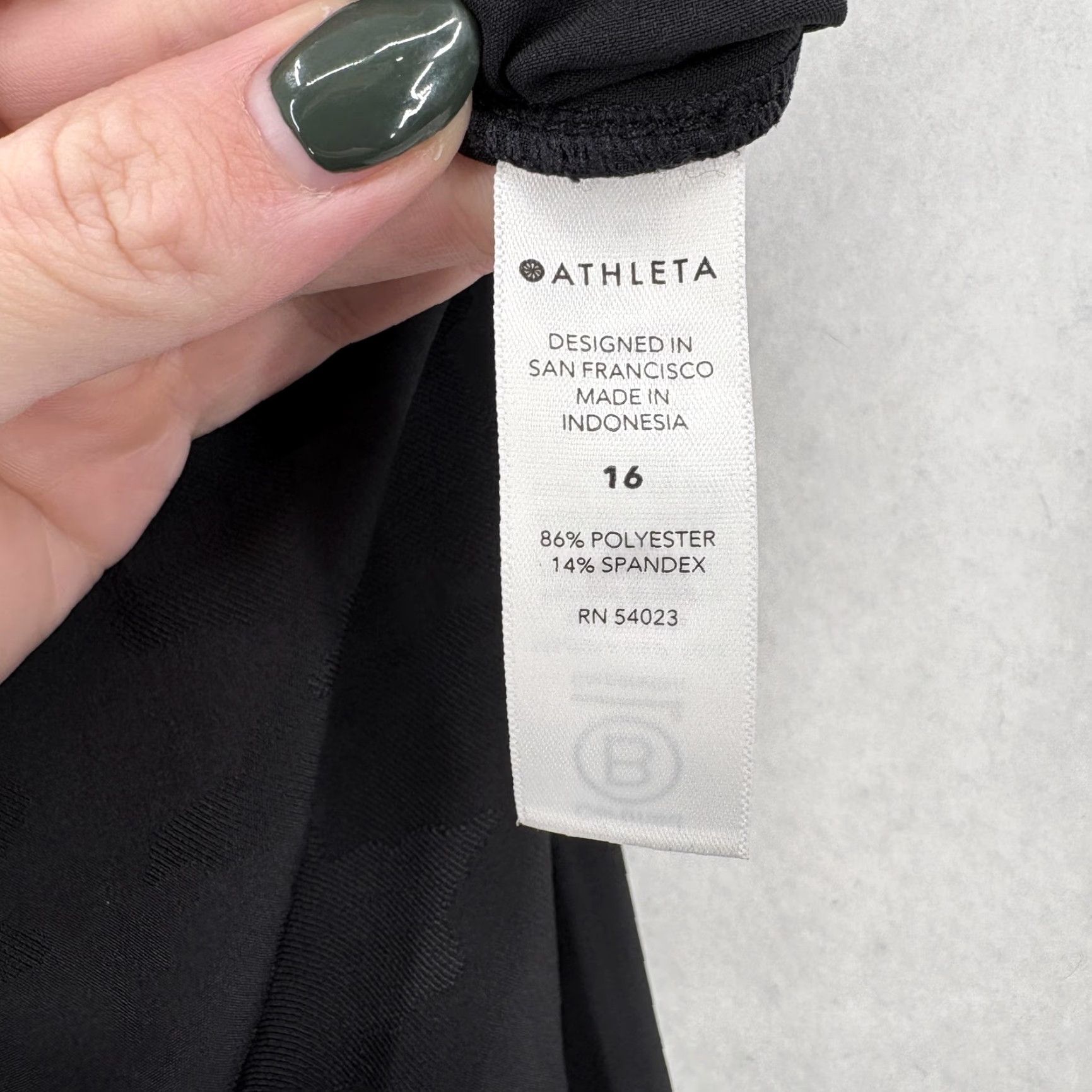 Athleta VINTAGE Athleta Jogger Pants Womens 16 Black Brooklyn Textured Camo Athletic Travel Gym Size 38" / US 16 / IT 52 - 5 Thumbnail