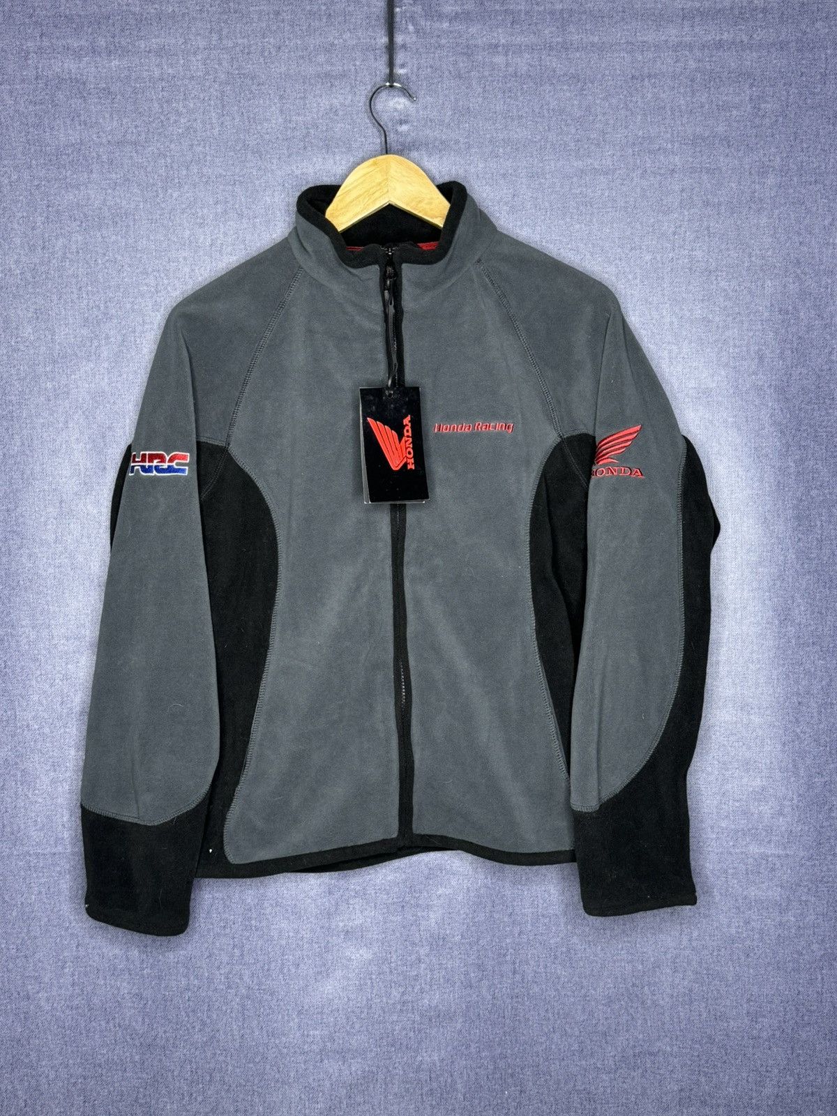 Honda NEW Vintage Honda F1 Racing Fleece Jacket Full Zip Woman 12 Size XL / US 12-14 / IT 48-50 - 1 Thumbnail