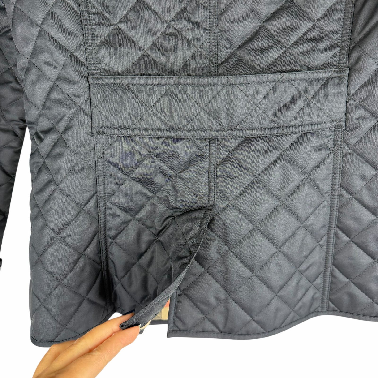 Burberry Burberry Ashurst Diamond Quilted Jacket Dark Blue Size XS Size XS / US 0-2 / IT 36-38 - 9 Thumbnail
