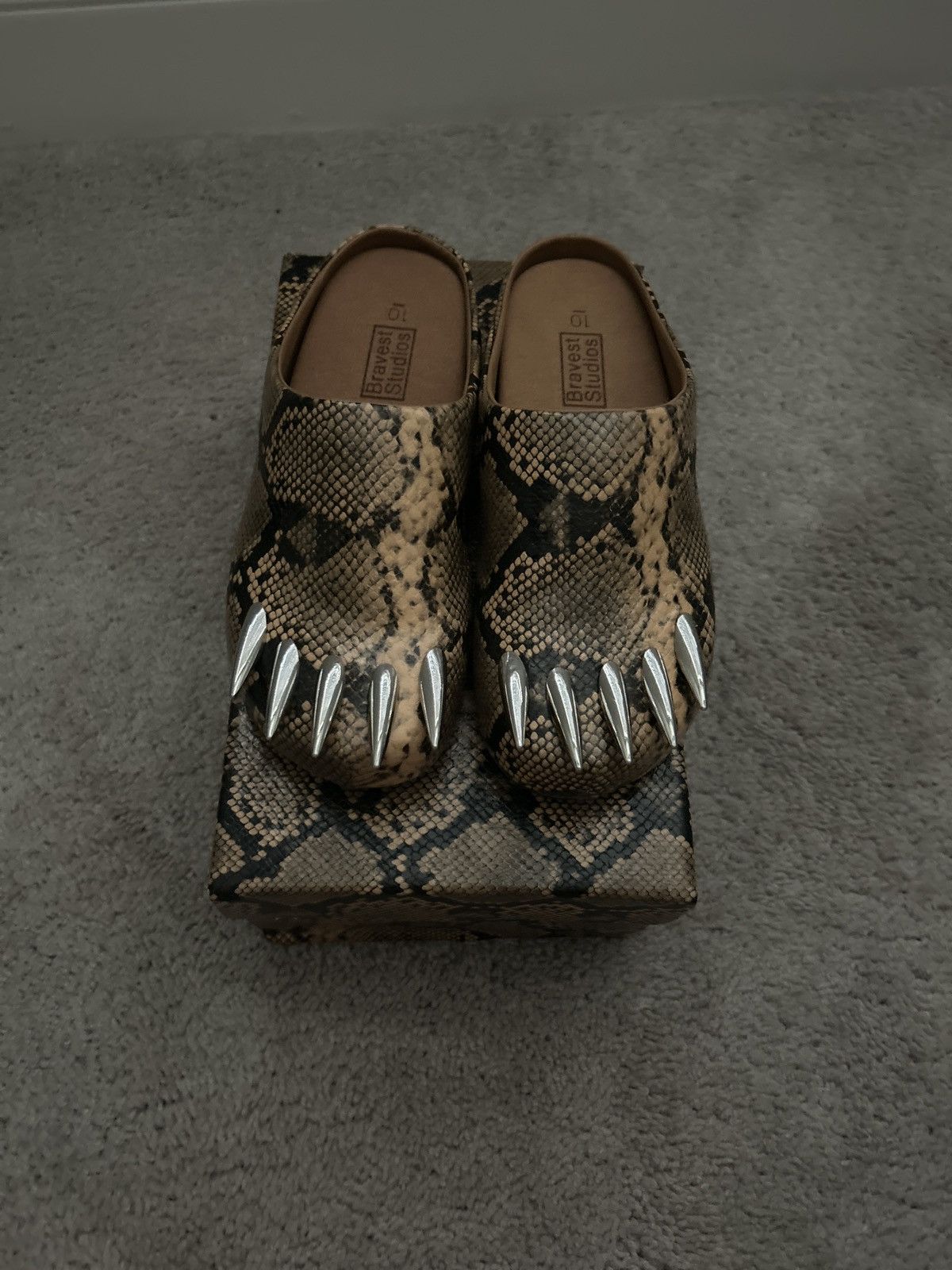 Bravest Studios Bravest Studios Snake Skin Mules Size US 10 / EU 43 - 2 Thumbnail