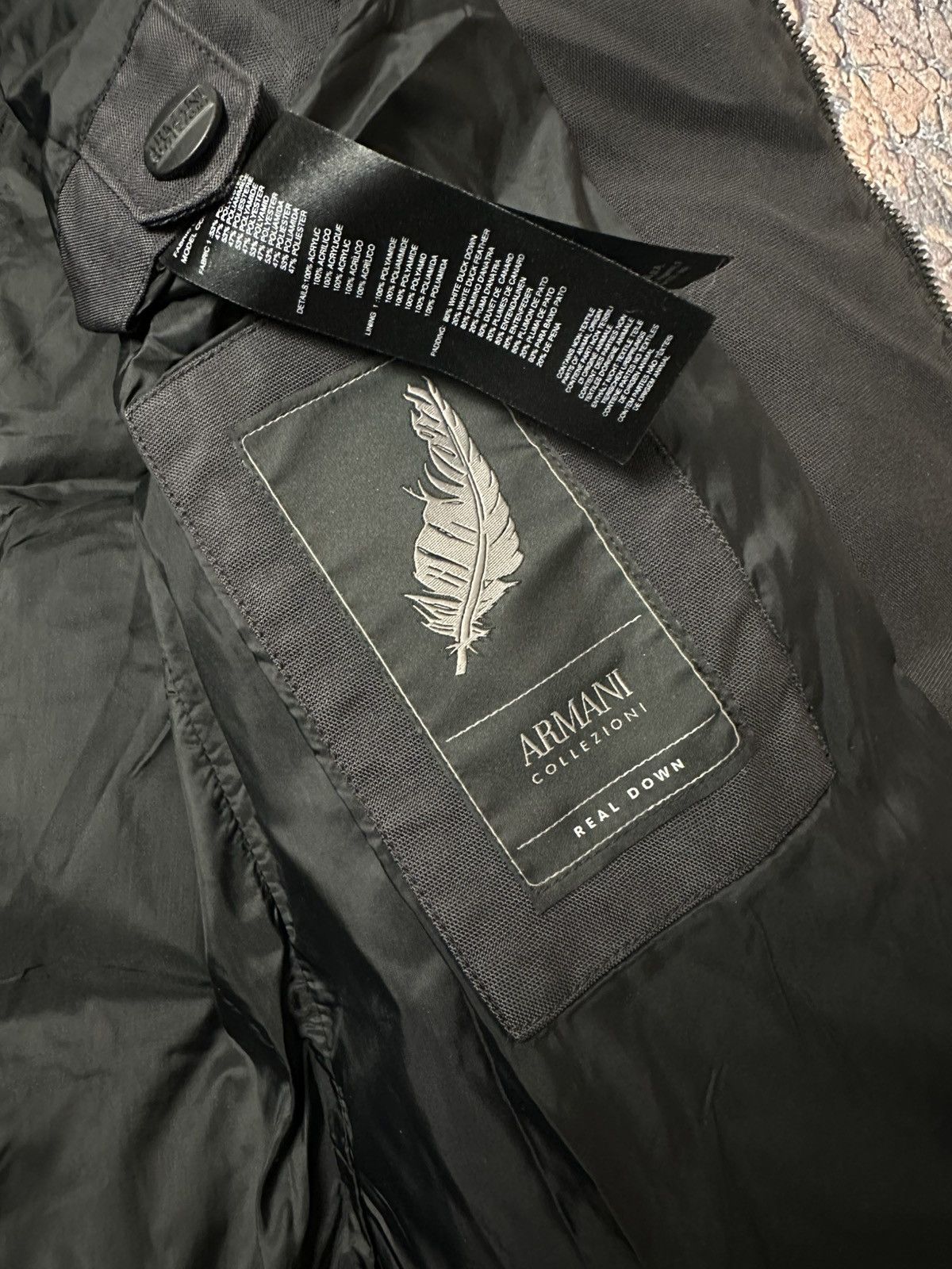 Armani Collezioni RRP 900 Armani Collezioni Down Puffer Jacket Size US M / EU 48-50 / 2 - 8 Thumbnail