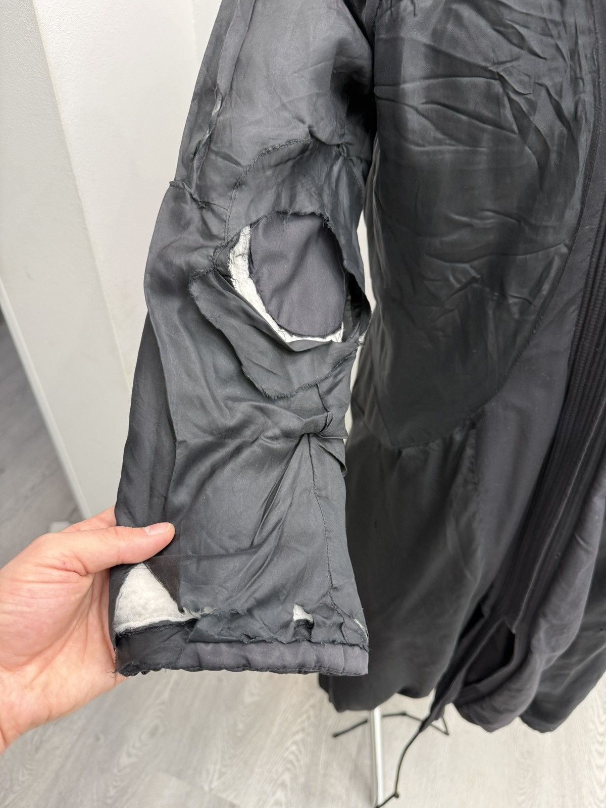 Issey Miyake Vintage Issey Miyake Long Coat Hooded Jacket Size US M / EU 48-50 / 2 - 10 Thumbnail