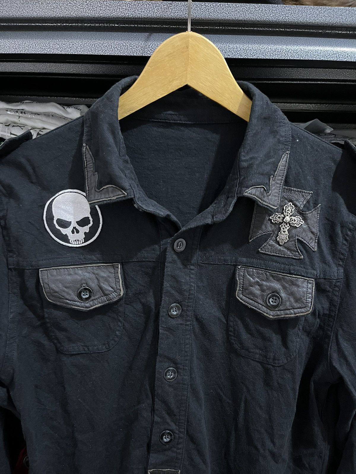 Japanese Brand Mast skull coss shirt Size US M / EU 48-50 / 2 - 3 Thumbnail