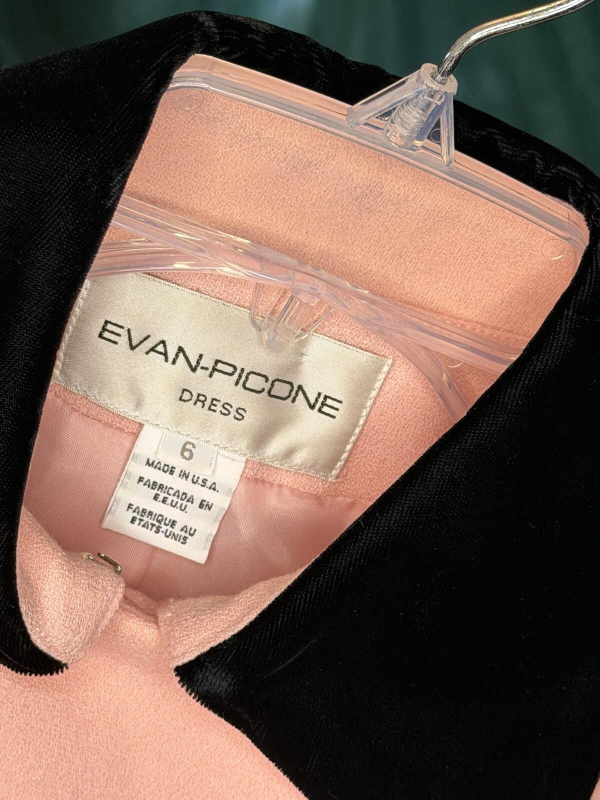 Evan Picone Evan-Picone Vintage Wool Double Breasted Coat w/Black Collar Size M / US 6-8 / IT 42-44 - 6 Thumbnail
