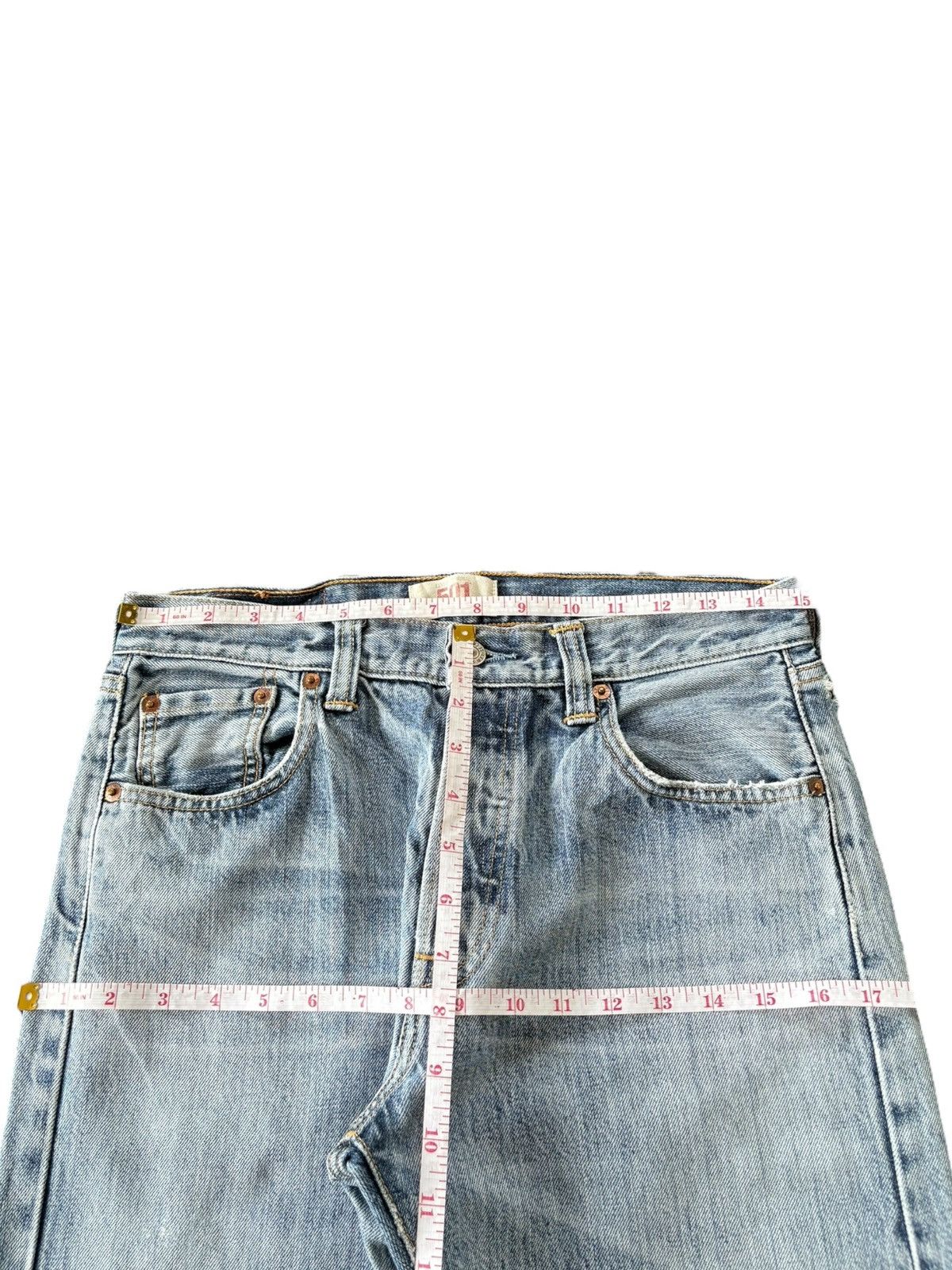 Levi's Vintage 90s Levis 501 Stonewashed Loose Jeans Size US 30 / EU 46 - 10 Thumbnail