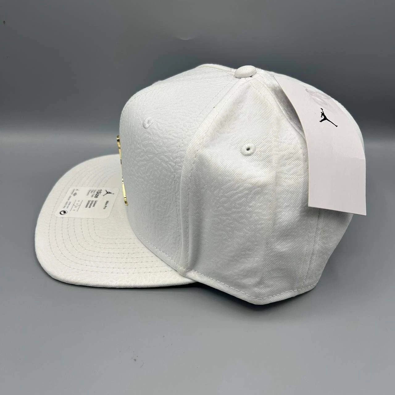 Jordan Brand Air Jordan Hat Cement Elephant Metal Logo Jumpman Snap Back Size ONE SIZE - 7 Thumbnail