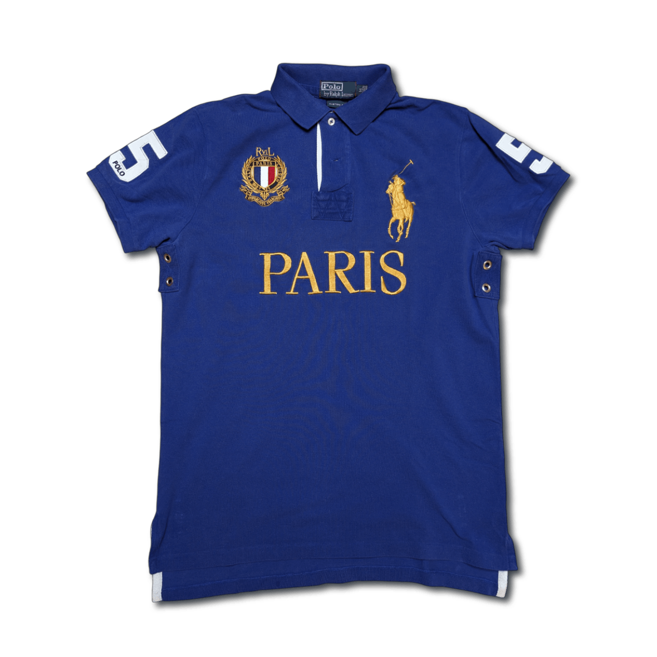 トップス Polo Ralph Lauren Chief Keef Blue France Polo Ralph Lauren Polo Shirt Paris Blue France # 5 Chief