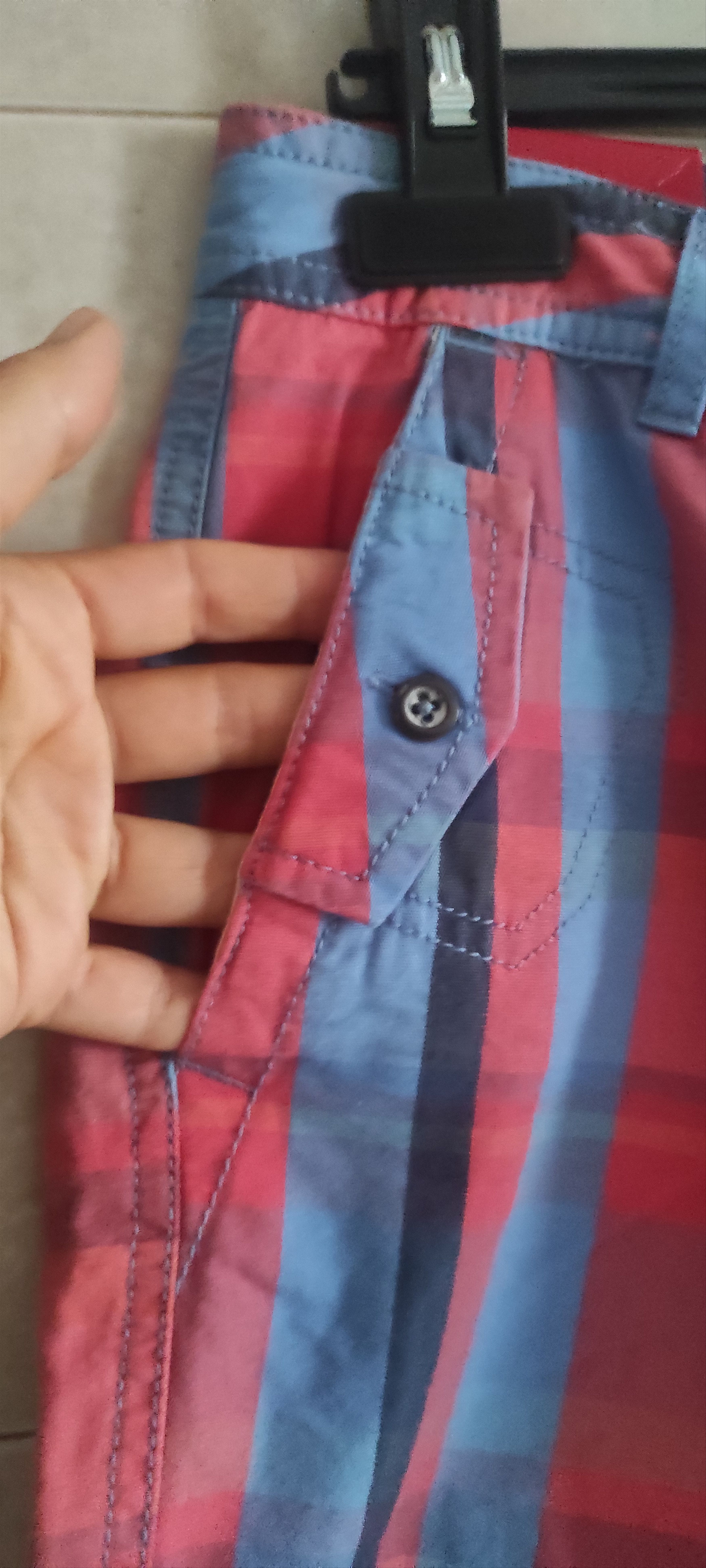 O'Neill Lot Of 2 Oneill Men's Plaid Bermuda Striped Shorts Size 32 Size US 27 - 14 Thumbnail
