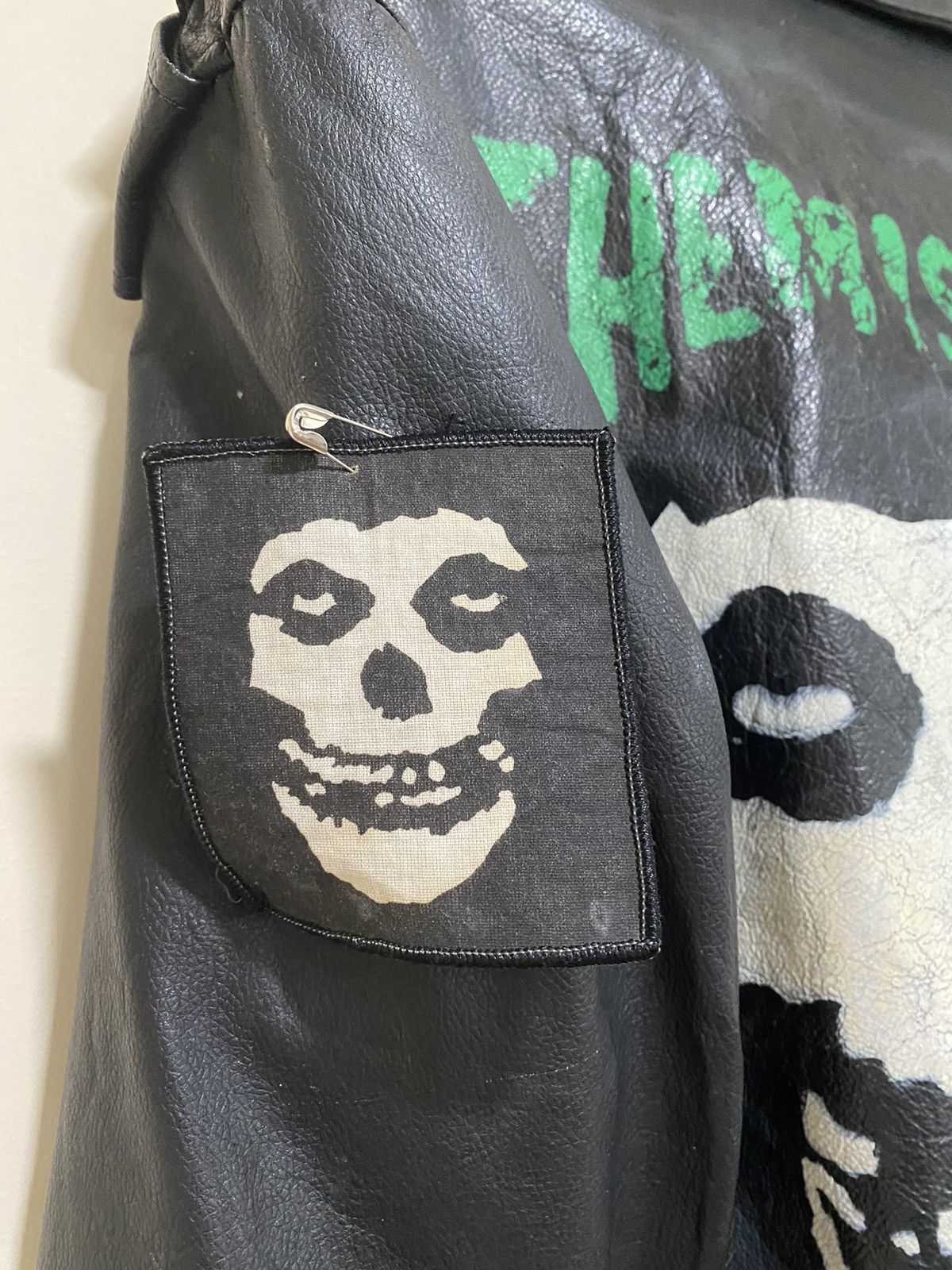 Excelled × Misfits Punk misfits leather jacket Size US L / EU 52-54 / 3 - 3 Thumbnail