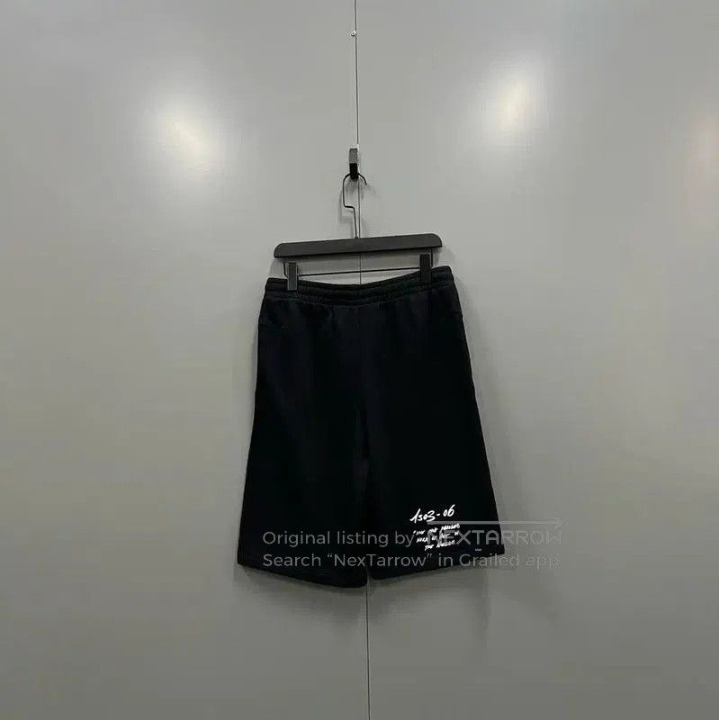 Off-White Off-White Black Cotton Men's Shorts . Size US 32 / EU 48 - 2 Thumbnail