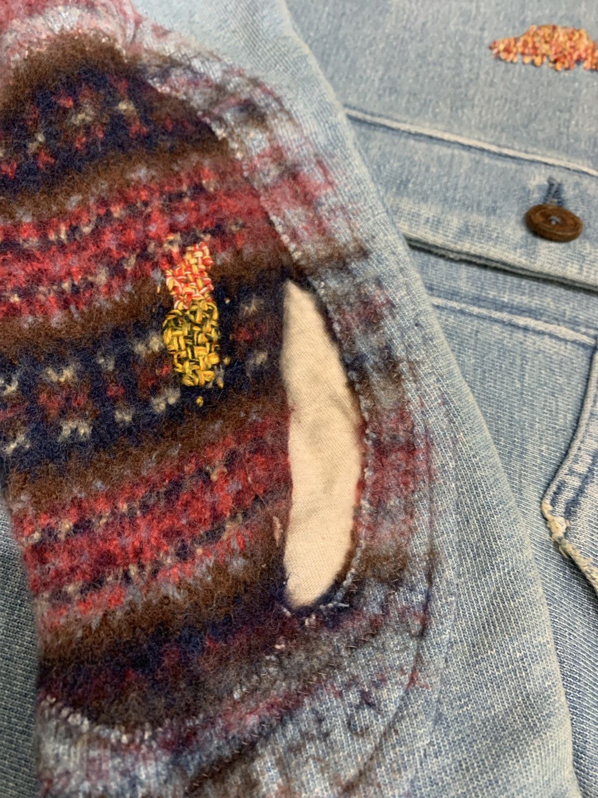 Kapital Kountry Kapital Kountry Indigo Faded Blue Cardigan Size US M / EU 48-50 / 2 - 7 Thumbnail