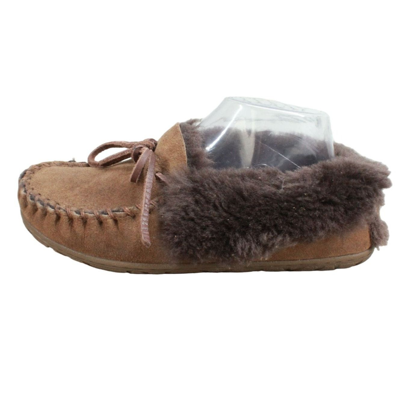 L.L. Bean LL Bean Women's Wicked Good Moccasins Shearling Size US 7 / IT 37 - 2 Thumbnail