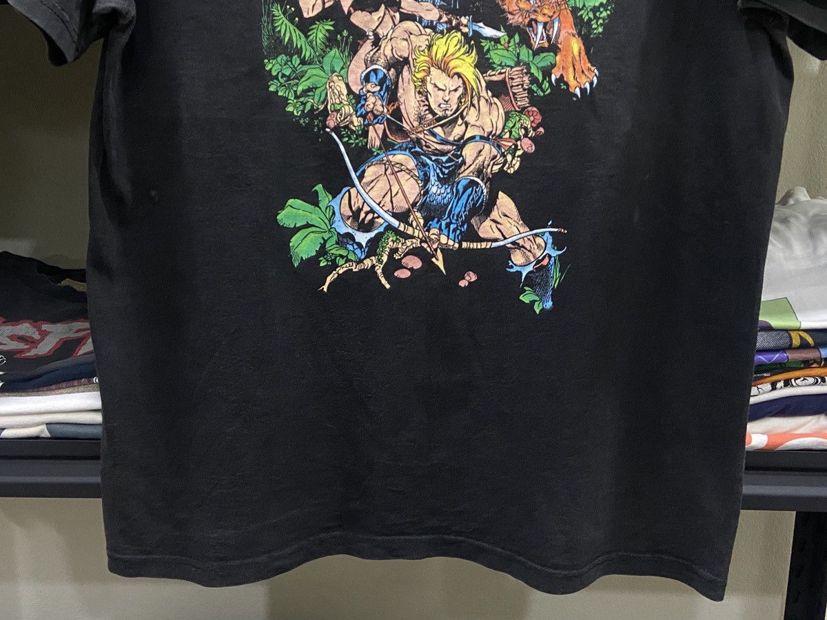 Band Tees × Marvel Comics × Vintage Vintage 1998s KAZAR Marvel Comic X-MEN Cartoon T-SHIRT Size US L / EU 52-54 / 3 - 3 Thumbnail
