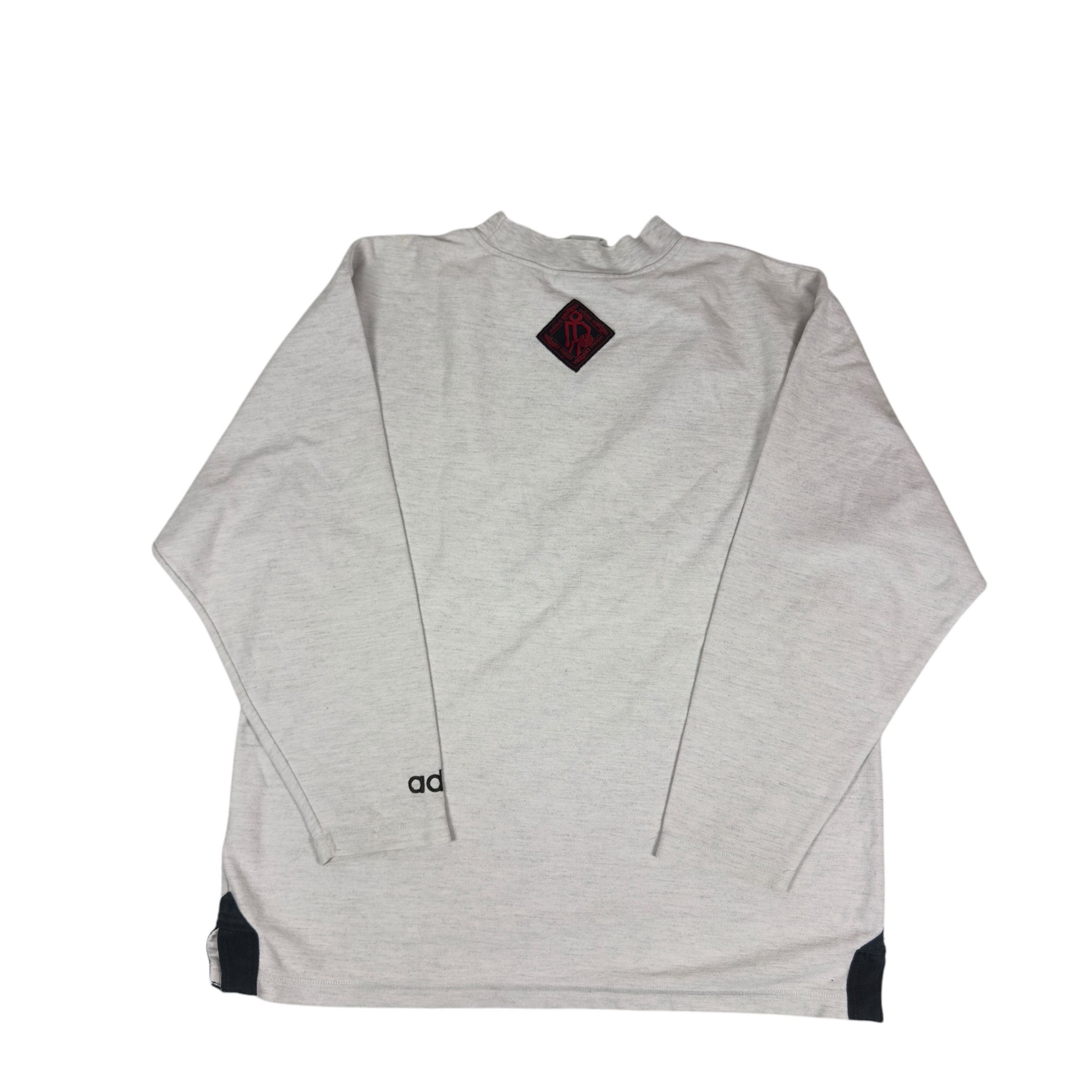 Adidas × Vintage Adidas Men Gray Streetball Embroidered Pullover Sweatshirt L Size US L / EU 52-54 / 3 - 5 Thumbnail