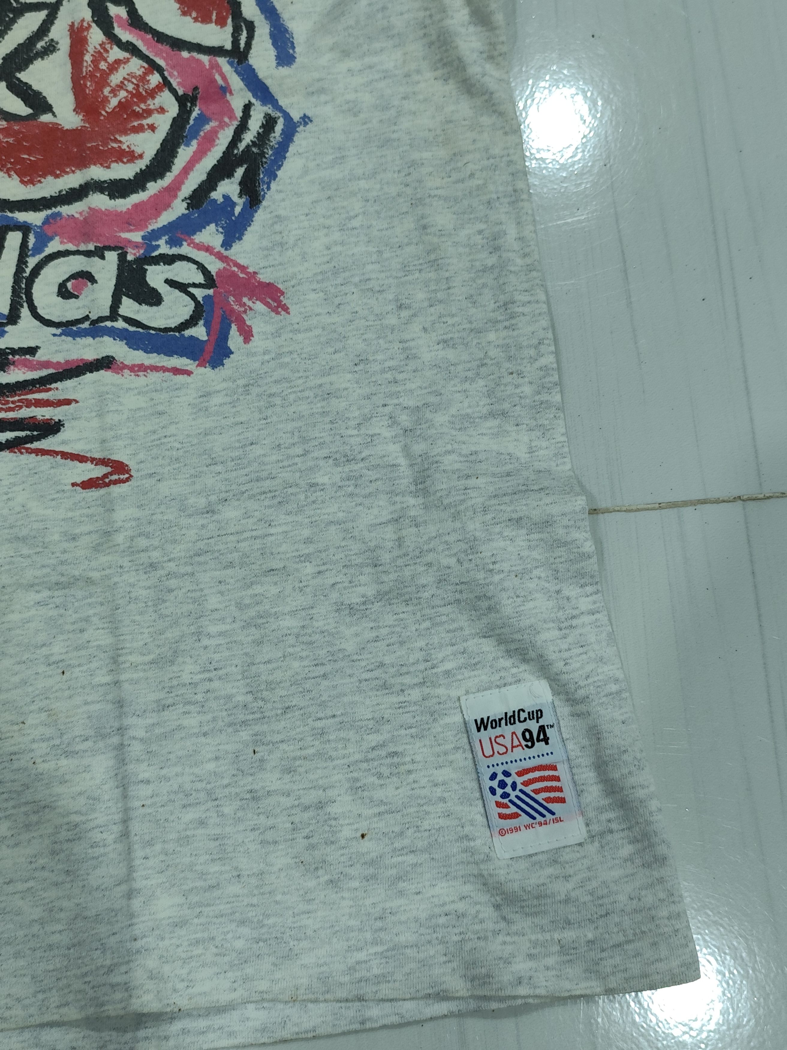 Vintage Vintage adidas 1994 worldcup USA shirt Size US M / EU 48-50 / 2 - 3 Thumbnail