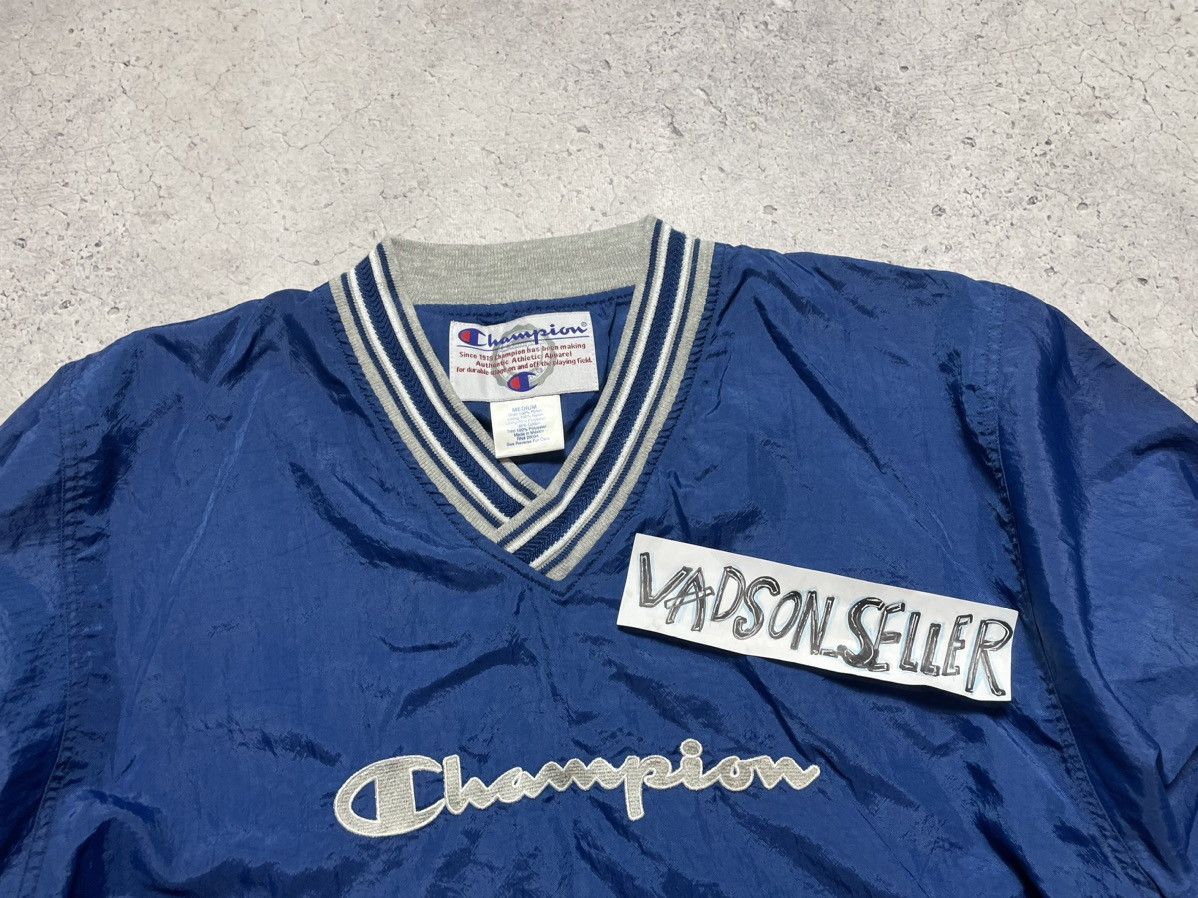 Champion × Vintage Vintage Nylon Anorak Champion Big Logo Jacket Rare Size US L / EU 52-54 / 3 - 7 Thumbnail