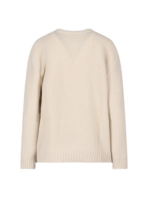 Chloe o1y0825 Cashmere Blend Sweater in Cream Size L / US 10 / IT 46 - 5 Thumbnail