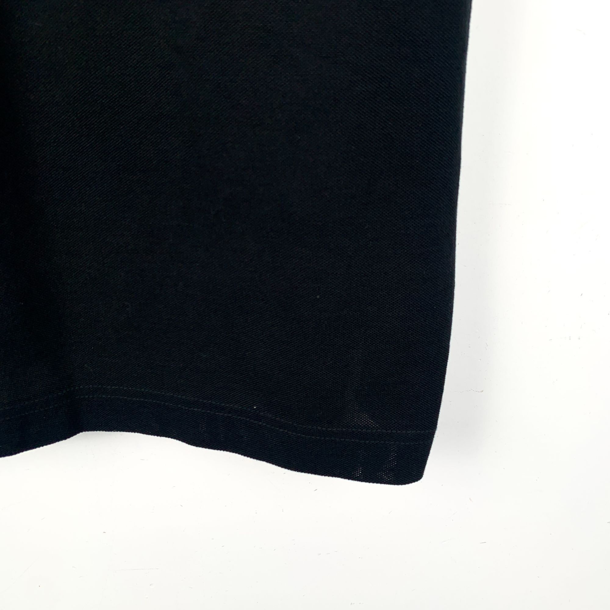 Hermes Hermès Black Cotton Short-Sleeve Polo Shirt Size L Made In I Size US L / EU 52-54 / 3 - 4 Thumbnail