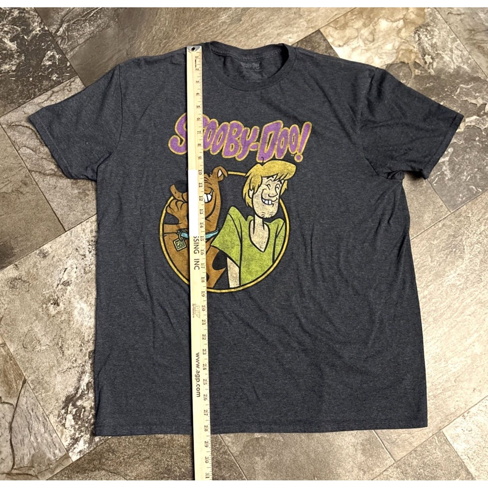 Vintage Scooby Doo Shaggy Hanna Barbara T shirt size XL gray 2295 Size US XL / EU 56 / 4 - 4 Thumbnail
