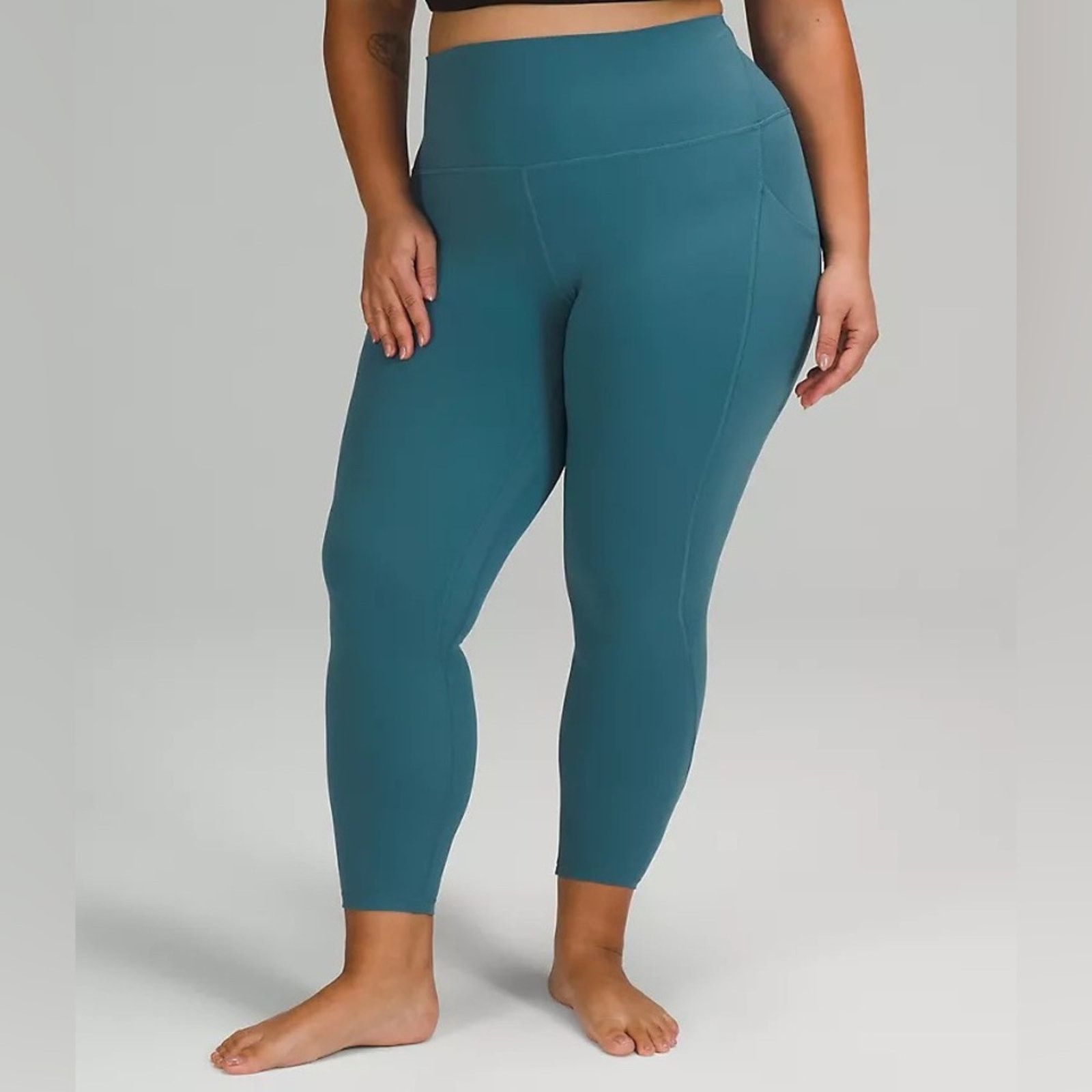 Lululemon NEW! $128 Align High Rise HR Pant 25” Pocket Capture Blue 20 Size 42" / US 20 - 9 Thumbnail