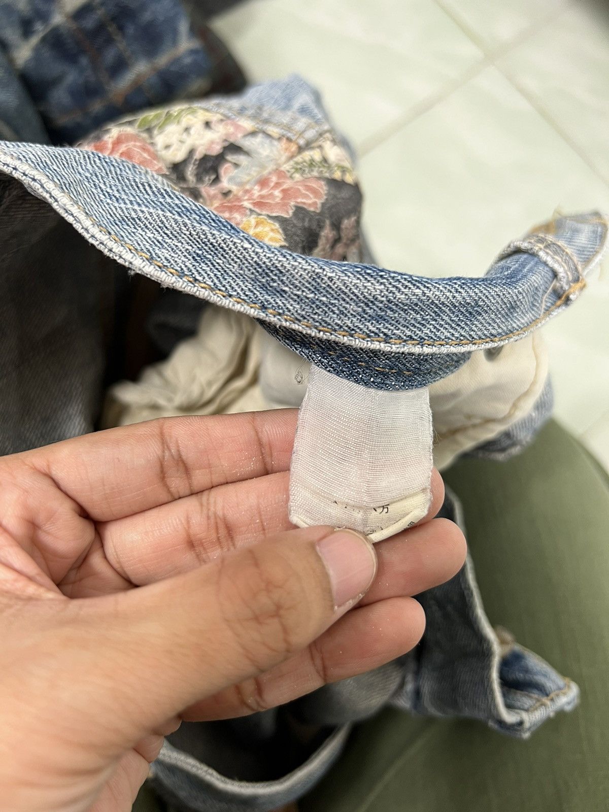 Japanese Brand 🔥 VINTAGE GUMU EMBROIDERY Size US 34 / EU 50 - 16 Thumbnail