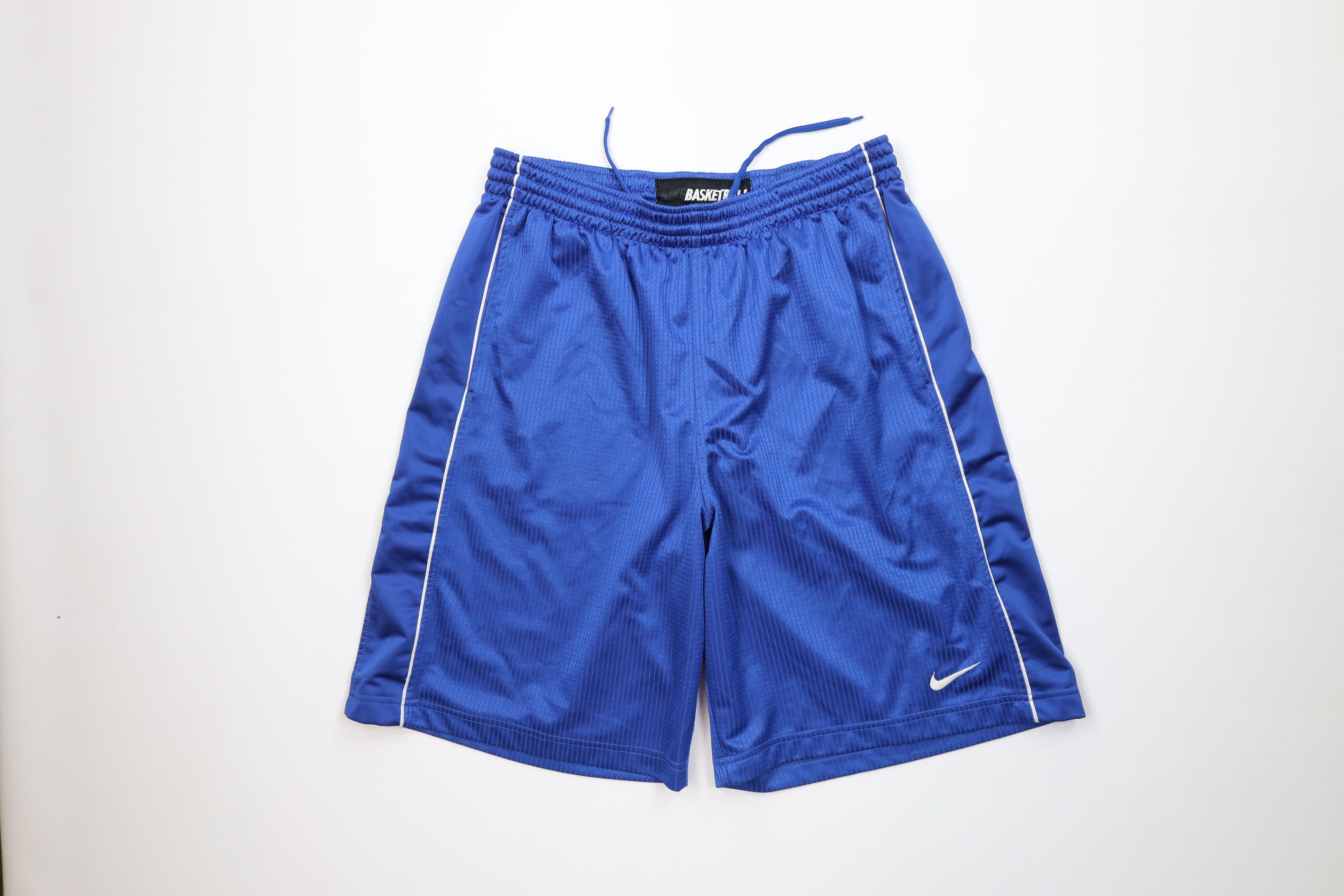 Nike Vintage Y2K Nike Basketball Training Gym Shorts Royal Blue Size US 34 / EU 50 - 1 Thumbnail