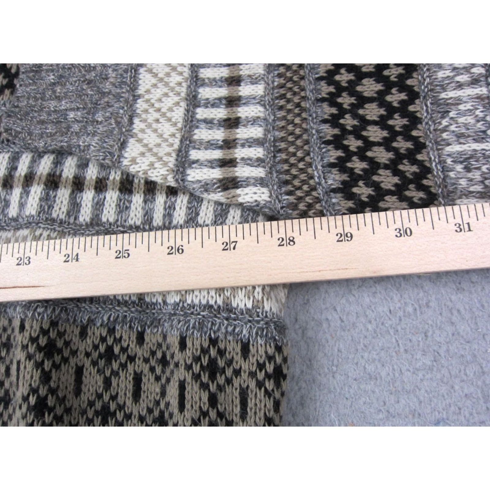Vintage VINTAGE David Taylor Sweater 3XL XXXL Gray Striped Pullover Made in USA Mens Size US XXL / EU 58 / 5 - 6 Thumbnail