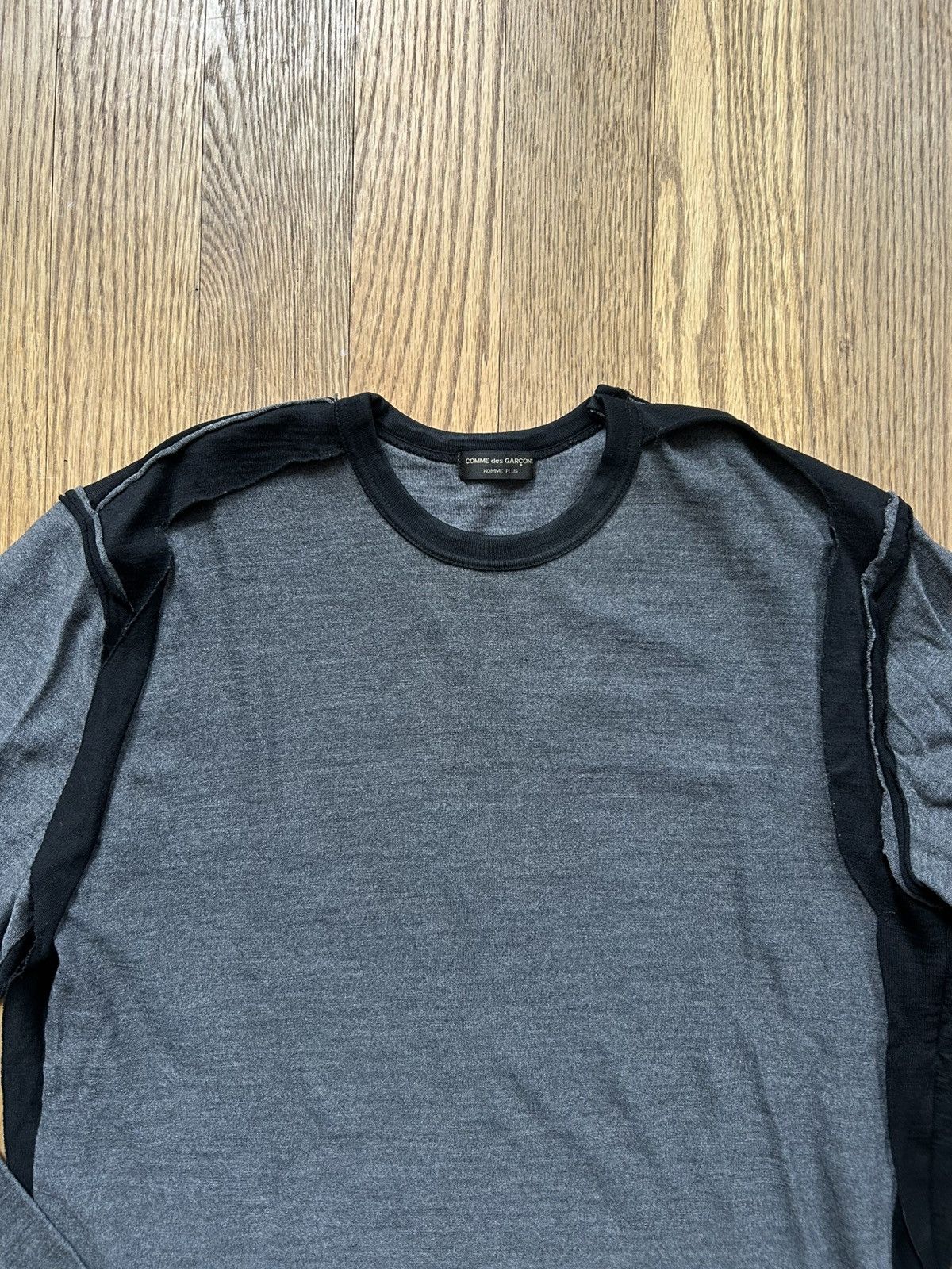 Comme des Garcons Homme Plus Wool Inside Out Sweater Size US M / EU 48-50 / 2 - 3 Thumbnail