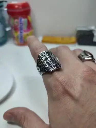 Other Stainless Steel Men's Ring Fashion Biker Band Ring Size ONE SIZE - 1 Thumbnail