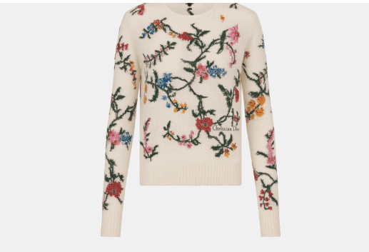 image of Dior O1Bcso1Str0524 Sweaters In White, Women's (Size Medium)
