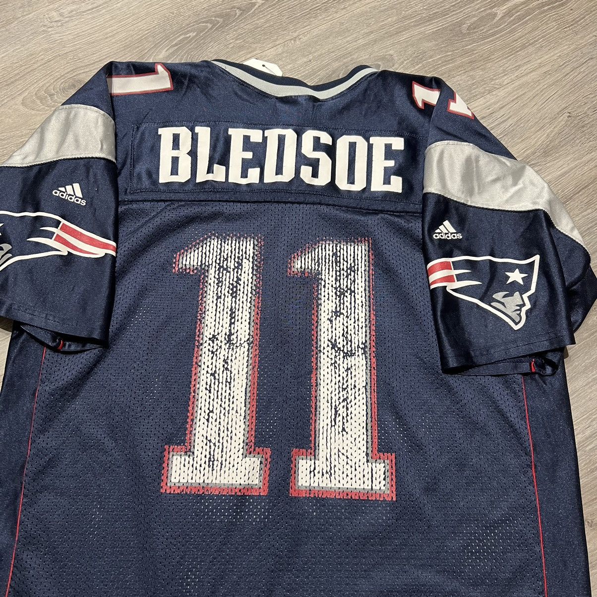 NFL Vintage adidas Drew Bledsoe Patriots football jersey nfl Size US L / EU 52-54 / 3 - 7 Thumbnail