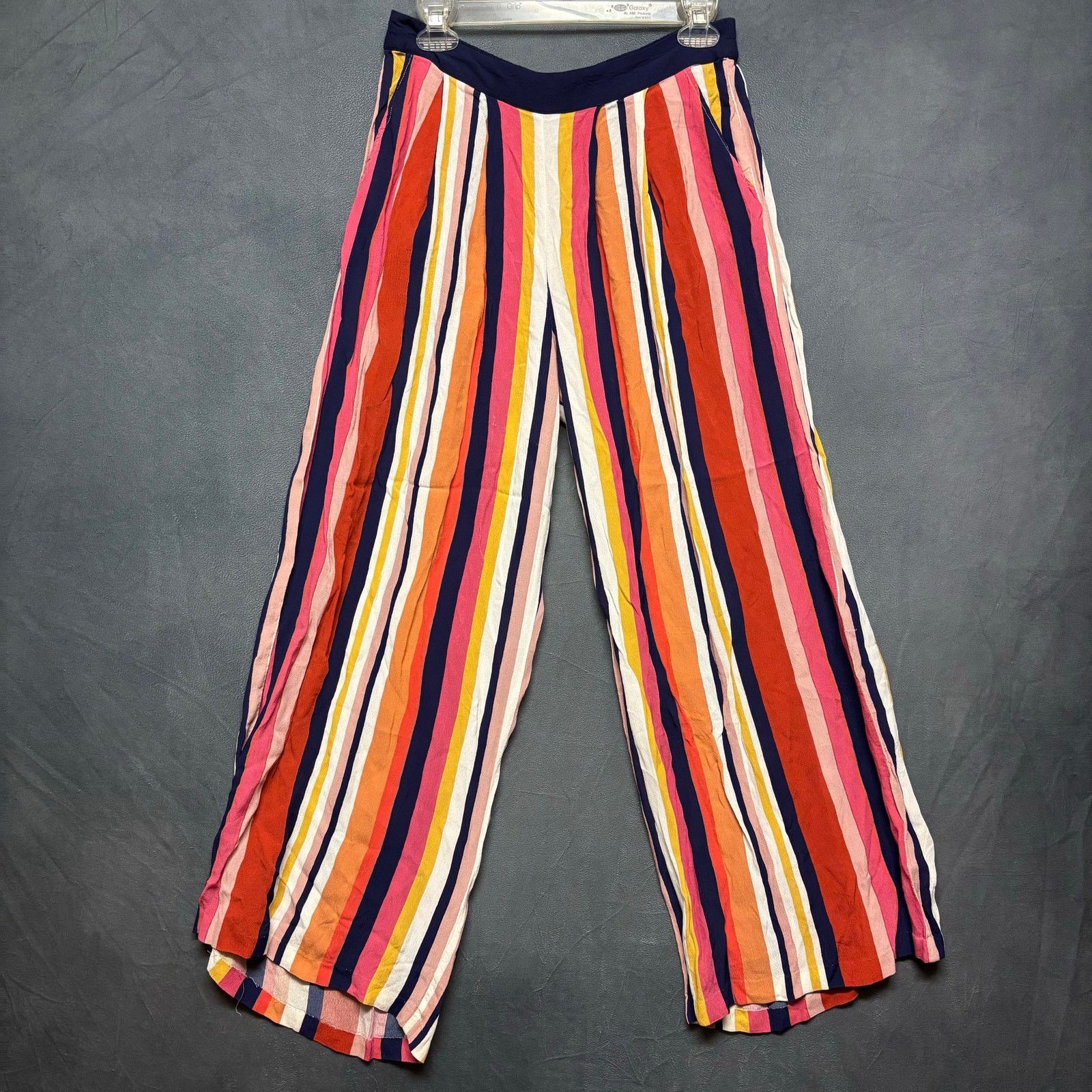 Anthropologie Blank London Pants Anthropologie Wide Leg Stripe Flowy Size 30" / US 8 / IT 44 - 1 Thumbnail