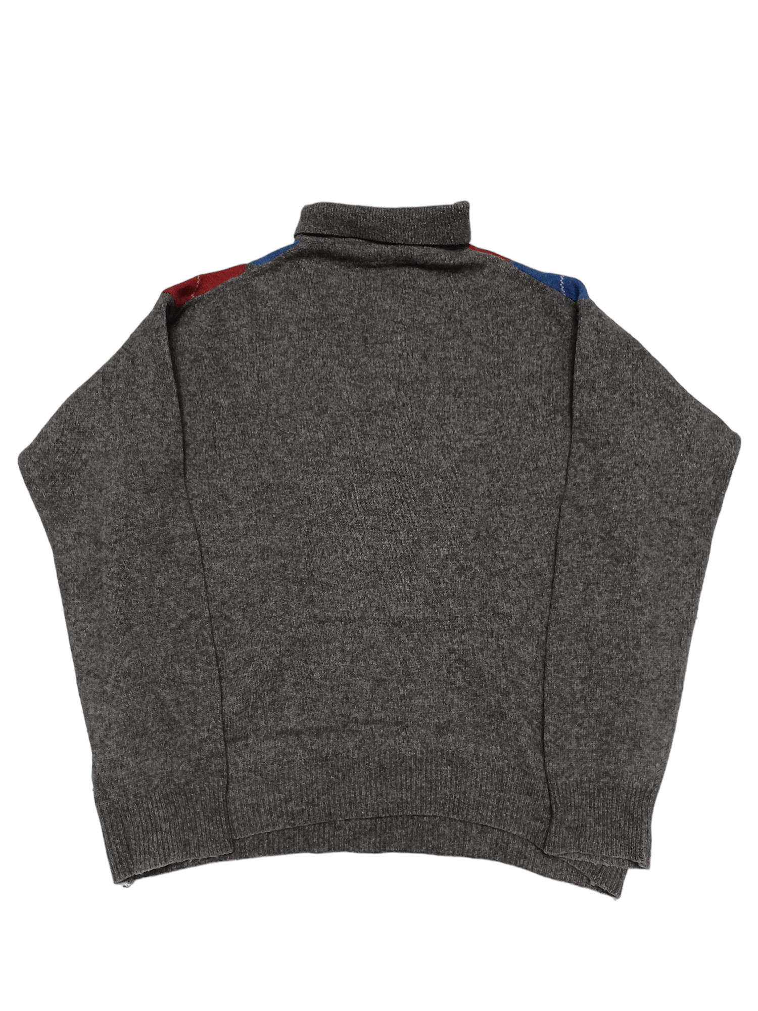 Other VINTAGE MADE IN ITALY QUATER SWEATER WOOL 90S Size US L / EU 52-54 / 3 - 2 Thumbnail
