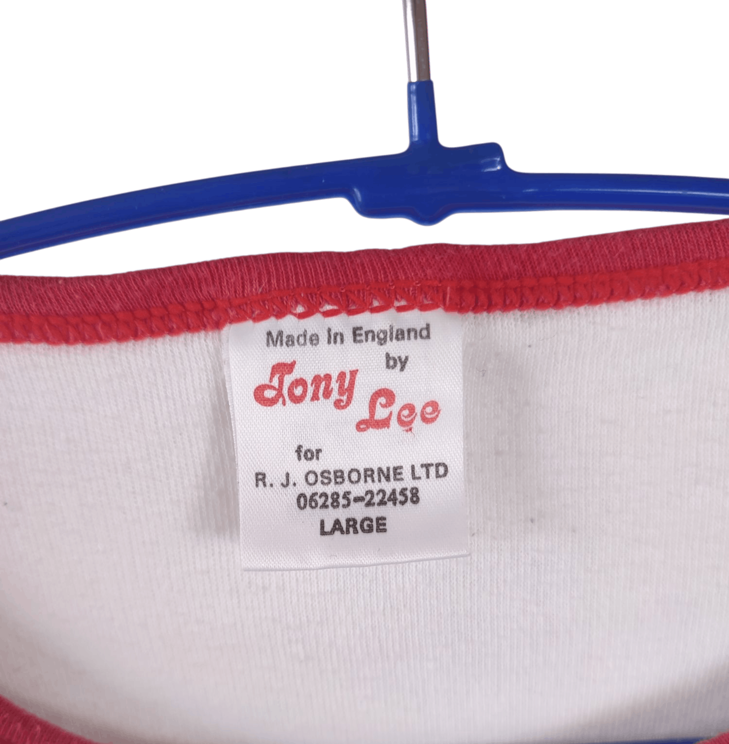 Vintage Jim Beam Ringer Graphic T-Shirt Vintage 90s Made in England Size US M / EU 48-50 / 2 - 4 Thumbnail