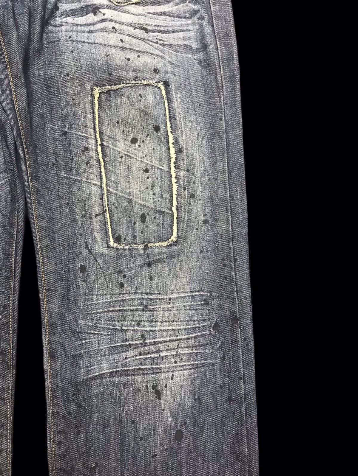 Seditionaries 💥PUNK DENIM💥punk ministry Paint Splatter Punk Denim F301 Size US 31 - 6 Thumbnail