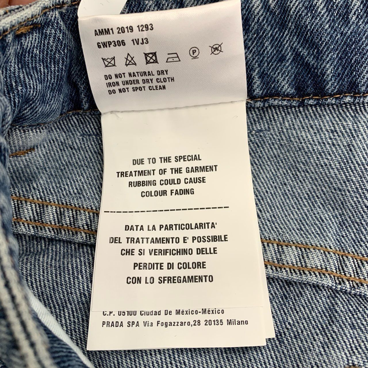 Miu Miu MiuMiu Icons High-Waisted Blue Denim Jeans Womens Size 30" / US 8 / IT 44 - 8 Thumbnail