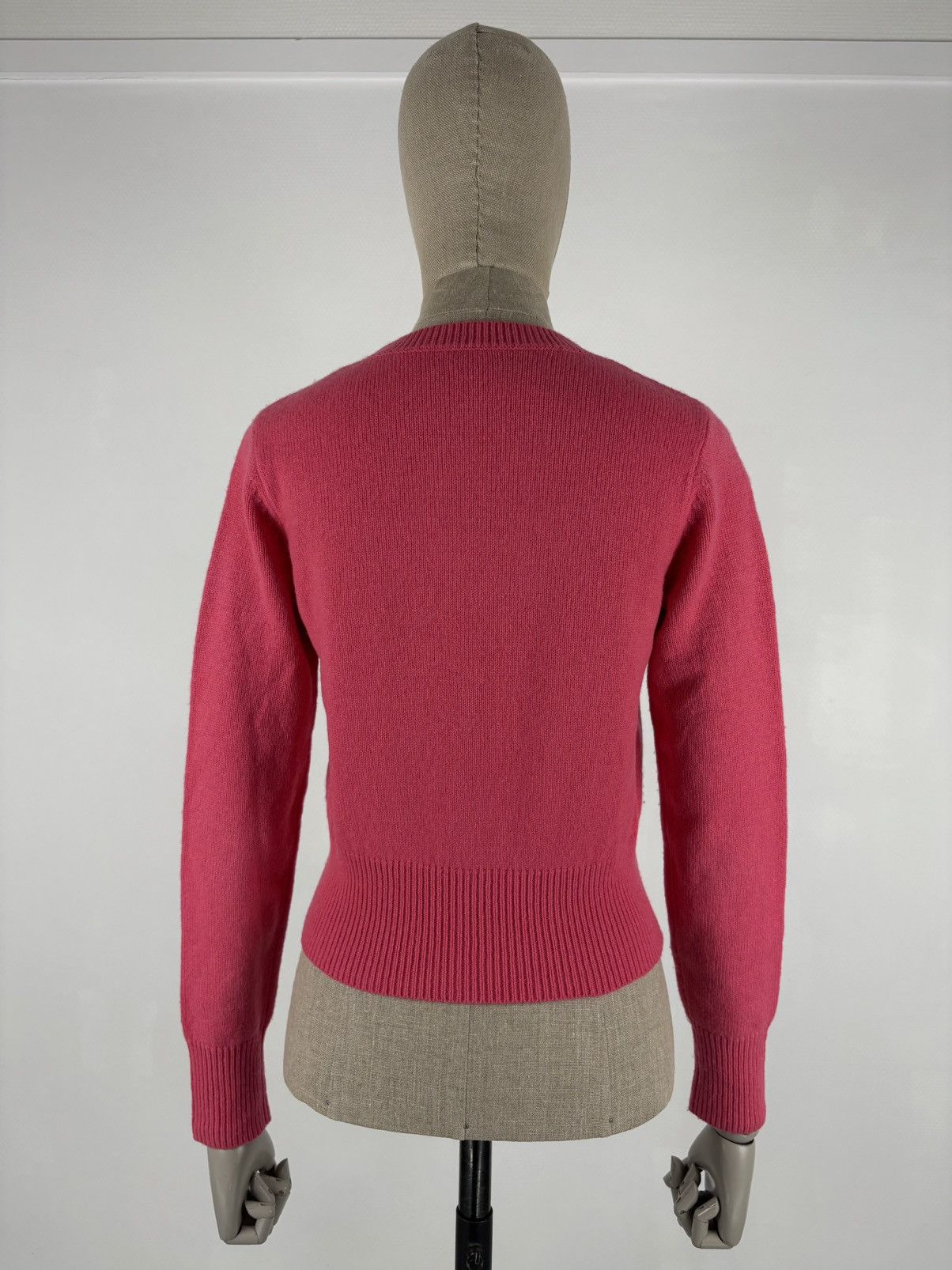Diesel Black Gold Rare M-Areesa Embroidered Big Logo Wool Cut Out Sweater Jumper Pullover Size S / US 4 / IT 40 - 4 Thumbnail