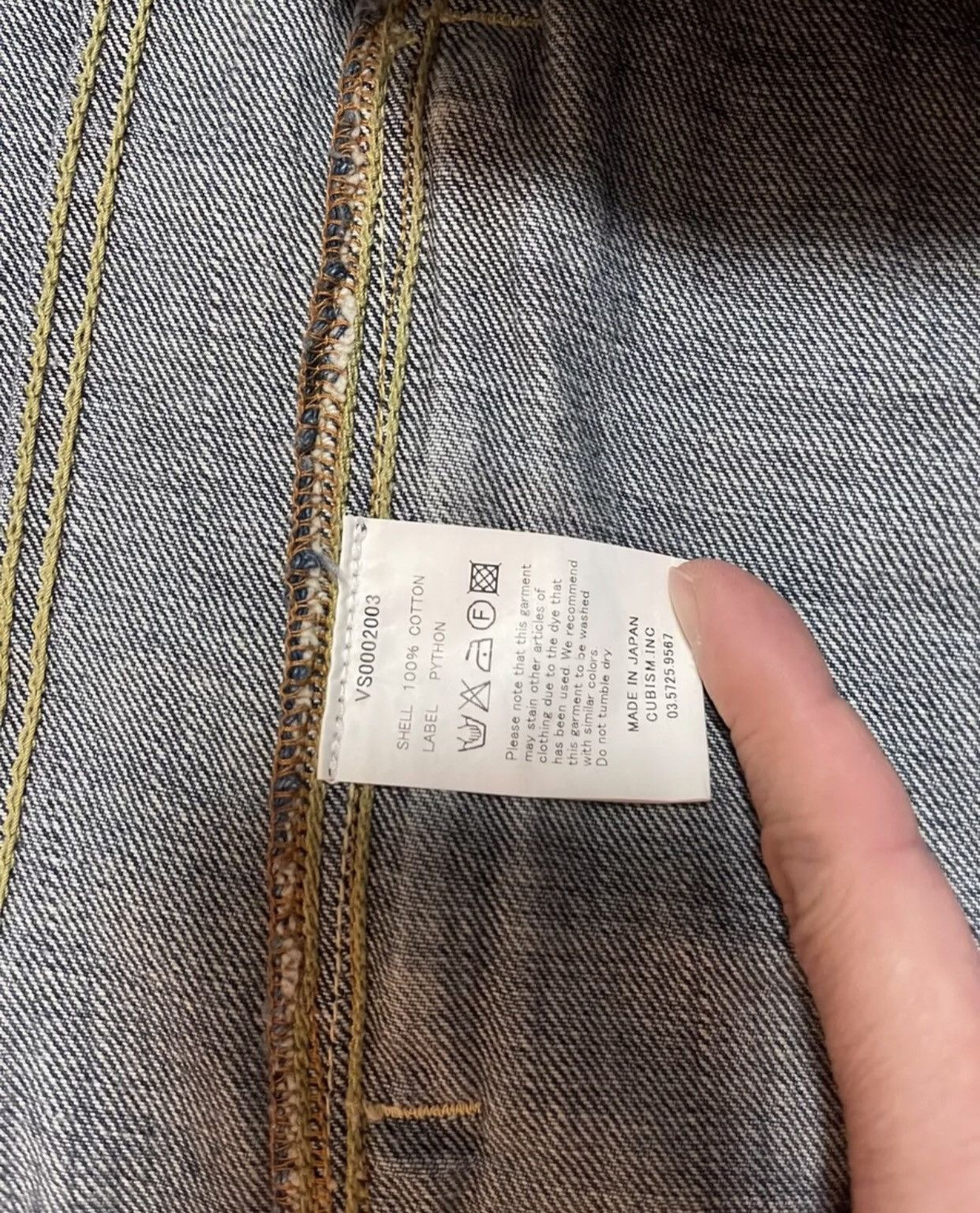 Visvim Visvim 11aw snake skin washed 101 jacket Size US S / EU 44-46 / 1 - 6 Thumbnail
