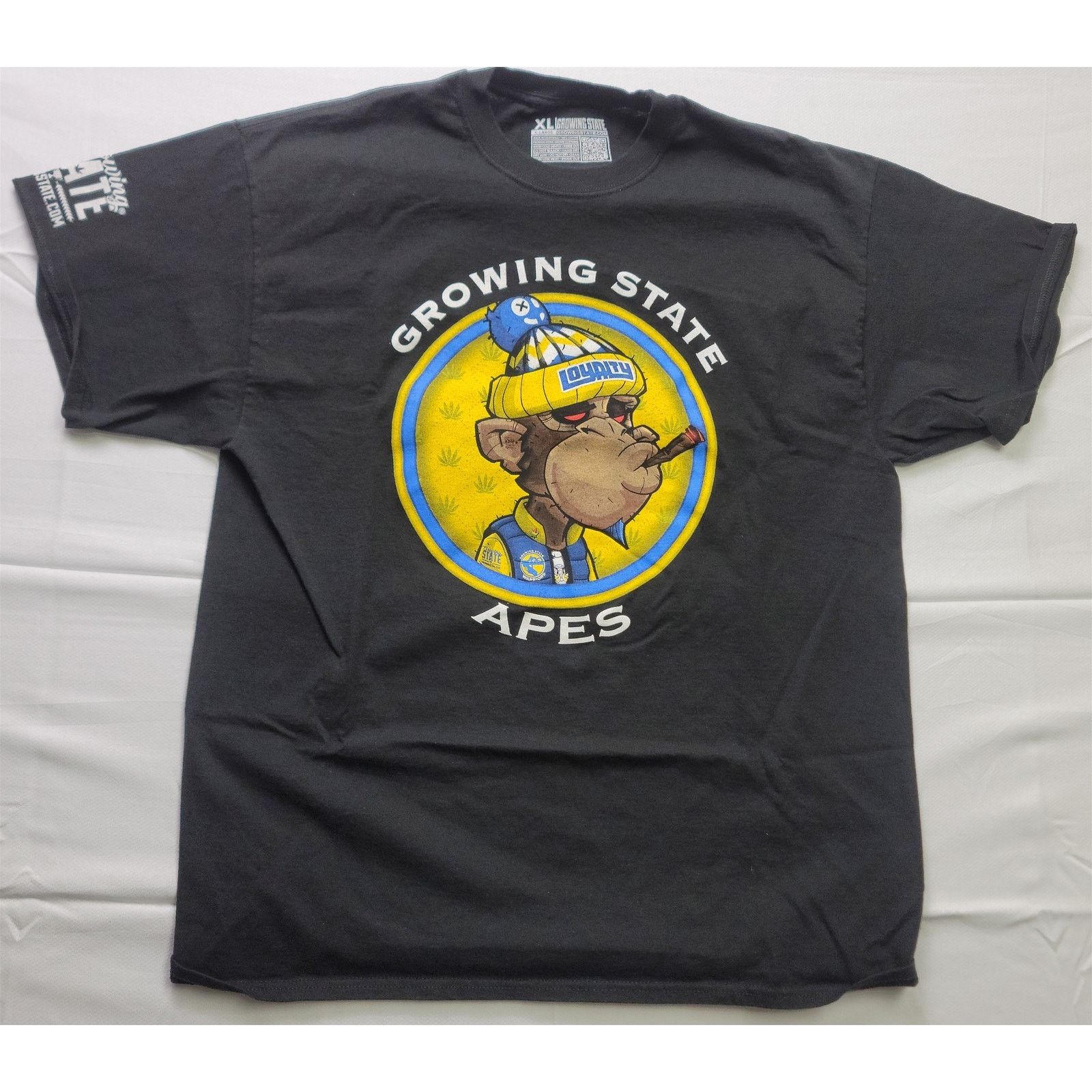 Generic Surplus Vintage Growing State Apes T-Shirt Black Men's XL Marijuana Size US XL / EU 56 / 4 - 1 Thumbnail