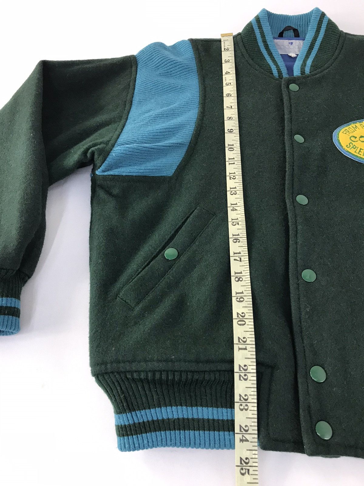 Vintage Vintage Cocodes Varsity Jacket Distressed Green Colour Style Size US M / EU 48-50 / 2 - 20 Thumbnail