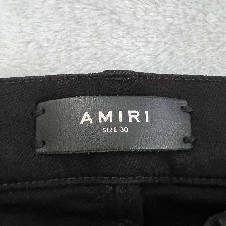 Amiri Amiri side red striped slim fit jeans Size US 30 / EU 46 - 3 Thumbnail