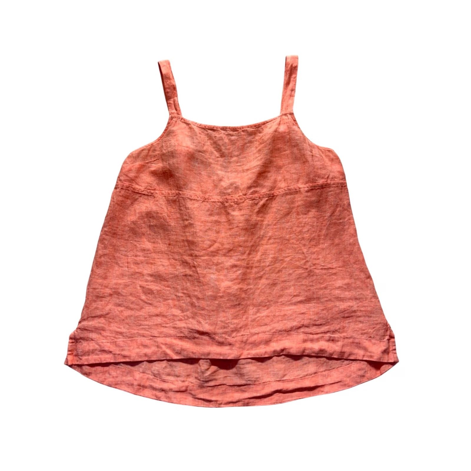 Athleta Athleta Coral Linen Tank Top Adjustable Straps Lightweight Large 25” #9732 Size L / US 10 / IT 46 - 2 Thumbnail