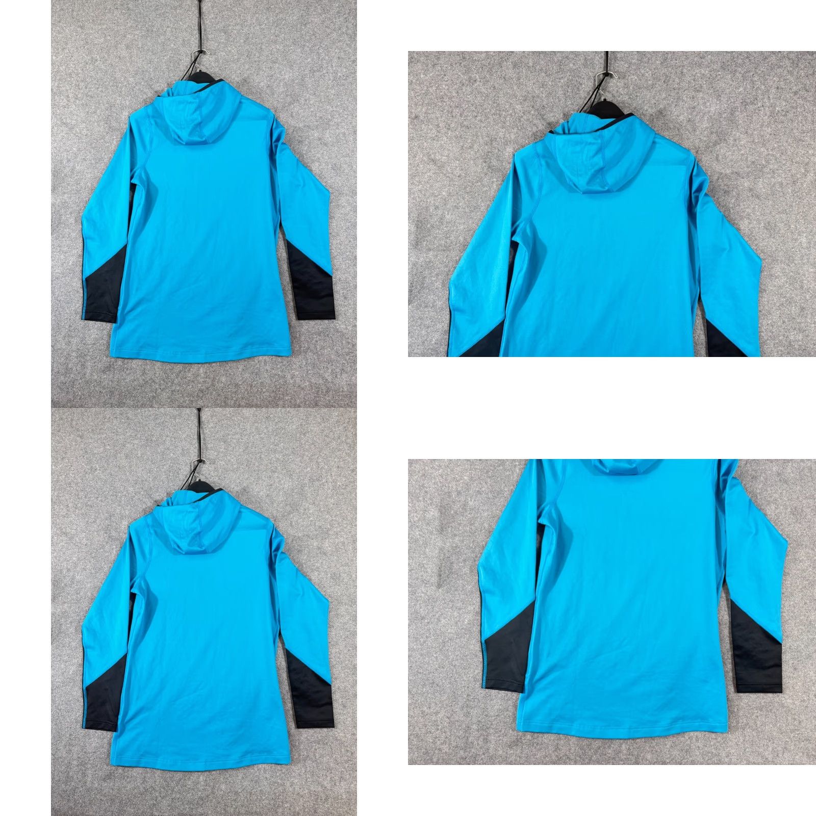 Under Armour Under Armour Hooded Shirt Womens M Blue Stretch ColdGear Fitted Long Sleeve NWOT Size M / US 6-8 / IT 42-44 - 8 Thumbnail