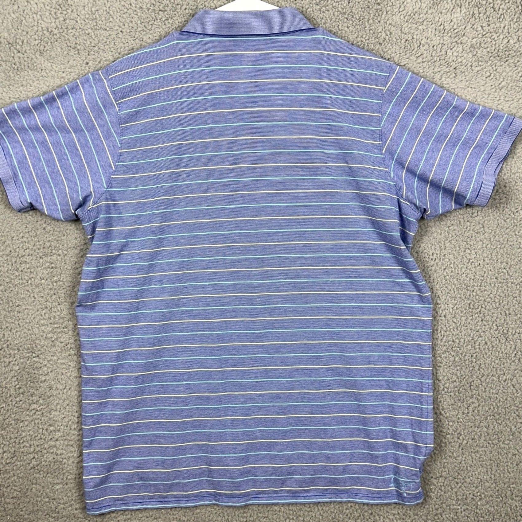 Vintage B. Draddy USA Polo Shirt Golf XL Blue Striped Rugby Logo Shirt Men XS? Wait, proceed. Size US XL / EU 56 / 4 - 2 Thumbnail