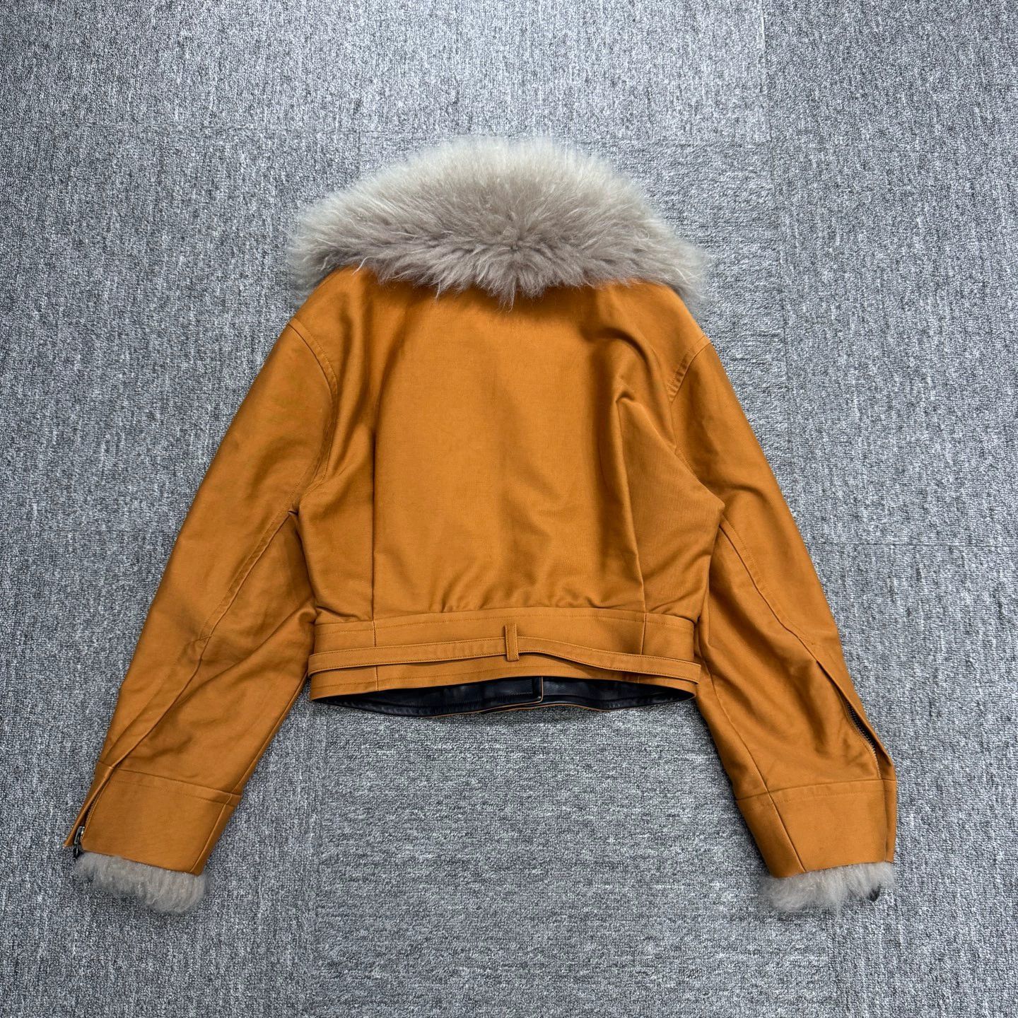Hermes Hermes shearling short jacket women's 38 new Size S / US 4 / IT 40 - 6 Thumbnail