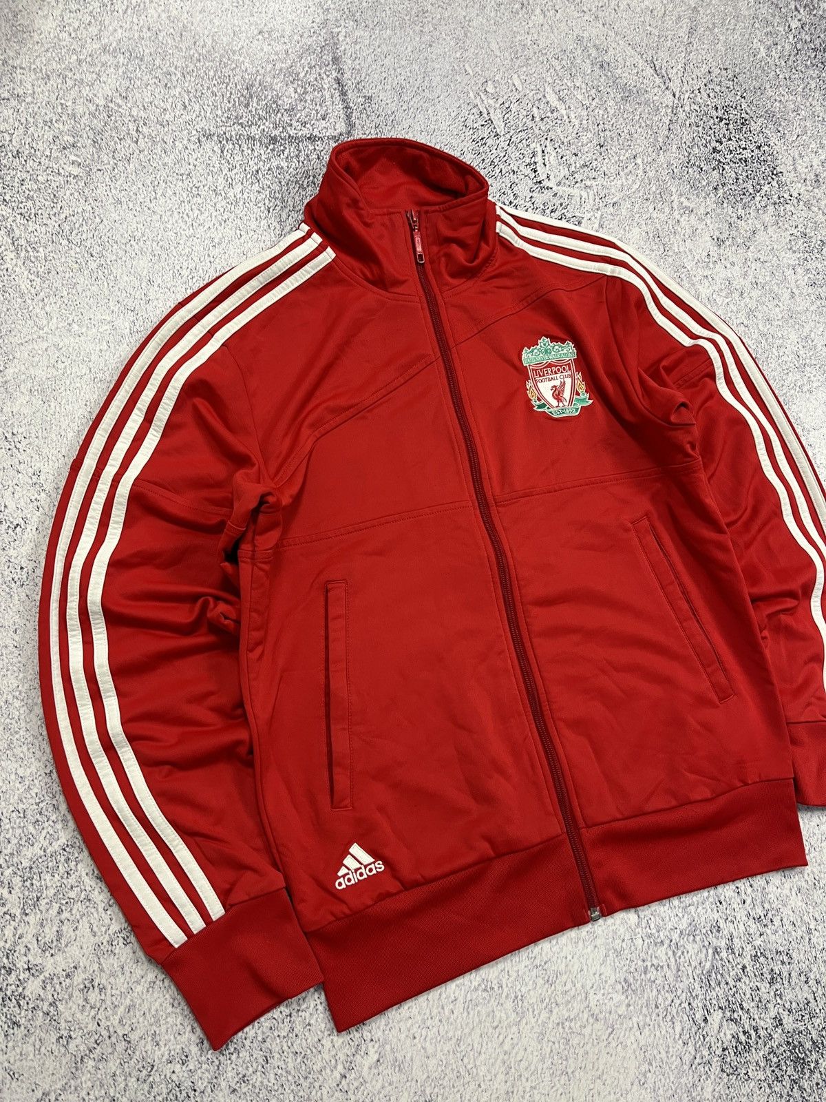 Adidas Adidas Liverpool 2009 Football Training Soccer Jacket Hype Size US S / EU 44-46 / 1 - 4 Thumbnail