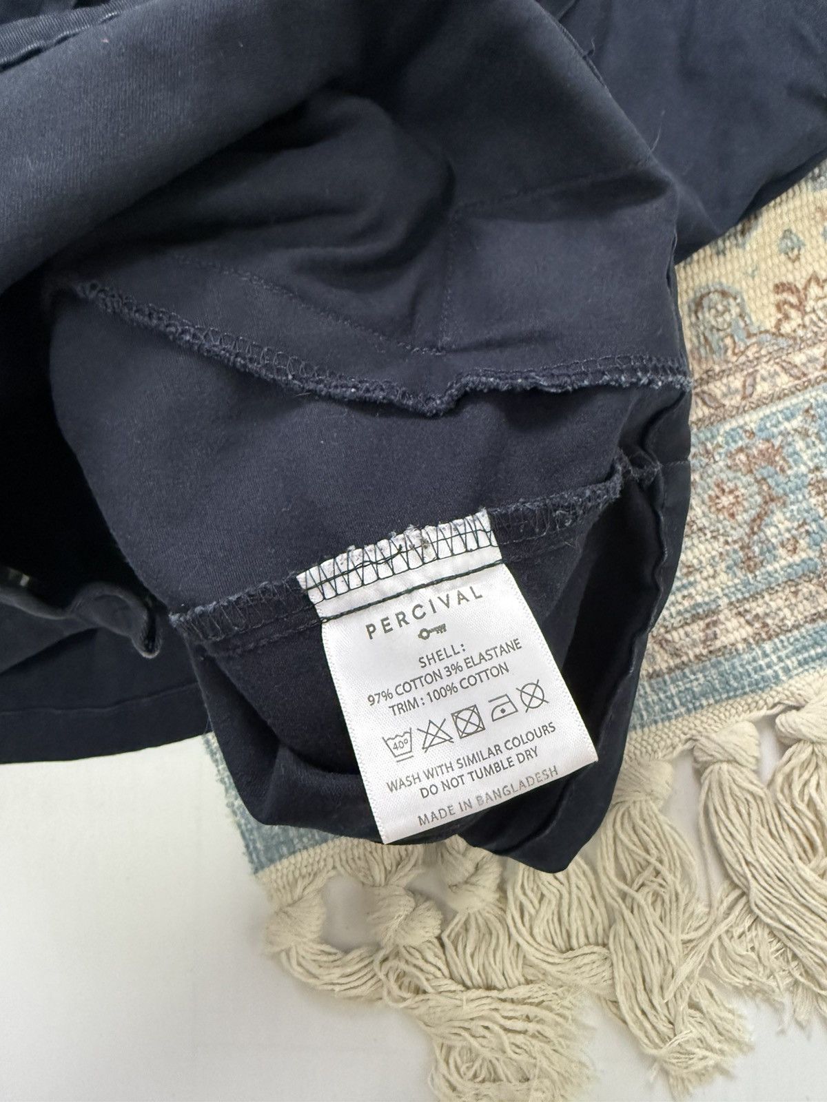Percival Percival Work Multipocket Navy Cotton Jacket Size US M / EU 48-50 / 2 - 8 Thumbnail