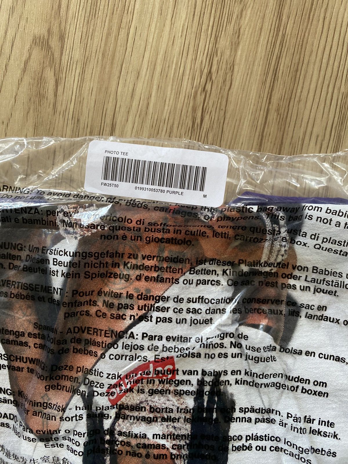 Supreme Supreme x Playboi Carti Photo Tee Purple FW25 Large Size US M / EU 48-50 / 2 - 3 Thumbnail