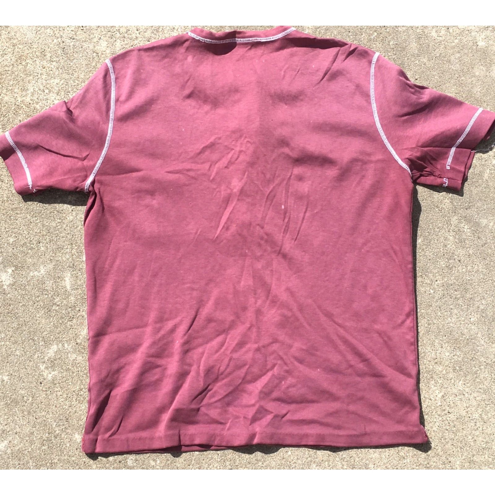 Vintage Vintage Grant Crest California Henley Pocket Tee Shirt Worn Mens M/L Short Sleeve 1960s Style Buttonback Pocket Tee Size US M / EU 48-50 / 2 - 4 Thumbnail