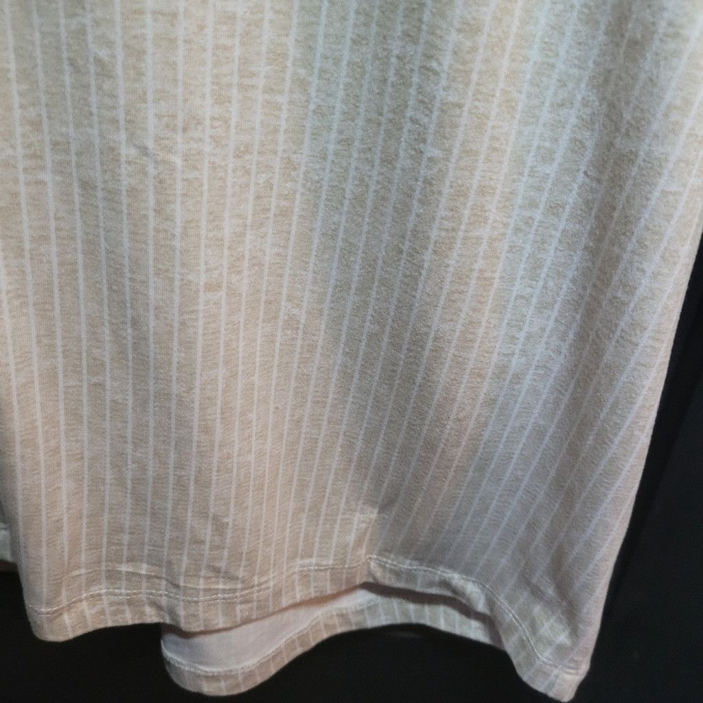 Nicole Miller Nicole Miller, tan /white stripes, pajama top,nwot, XL Size XL / US 12-14 / IT 48-50 - 6 Thumbnail